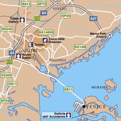 Plan des aéroports de Venice